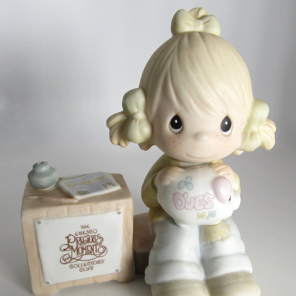 Precious Moments, Joining In On The Blessings, 1984 Symbol Of Membership, E-0404